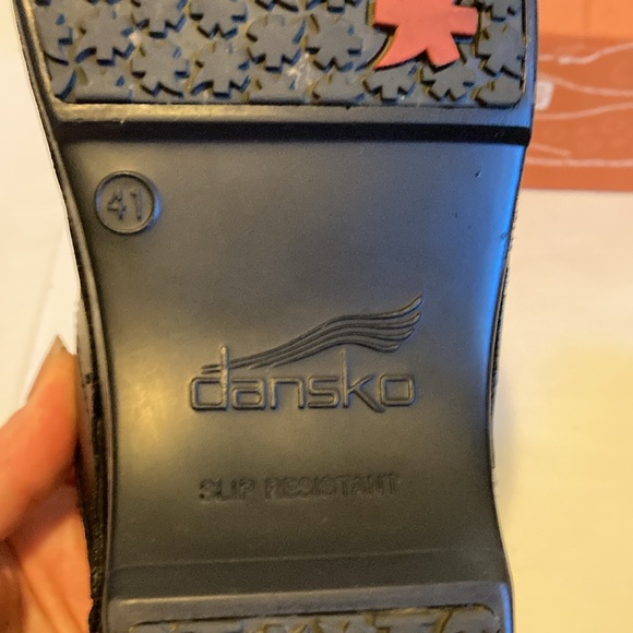 Dansko XP black mule clog size 41 slip resistant nurse shoe - Picture 9 of 16